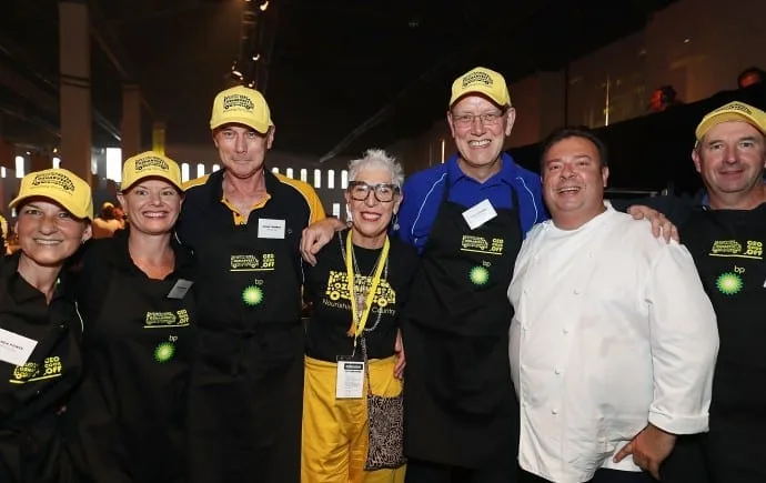 OzHarvest CEO CookOff 2018 Ronni Kahn with Team BP