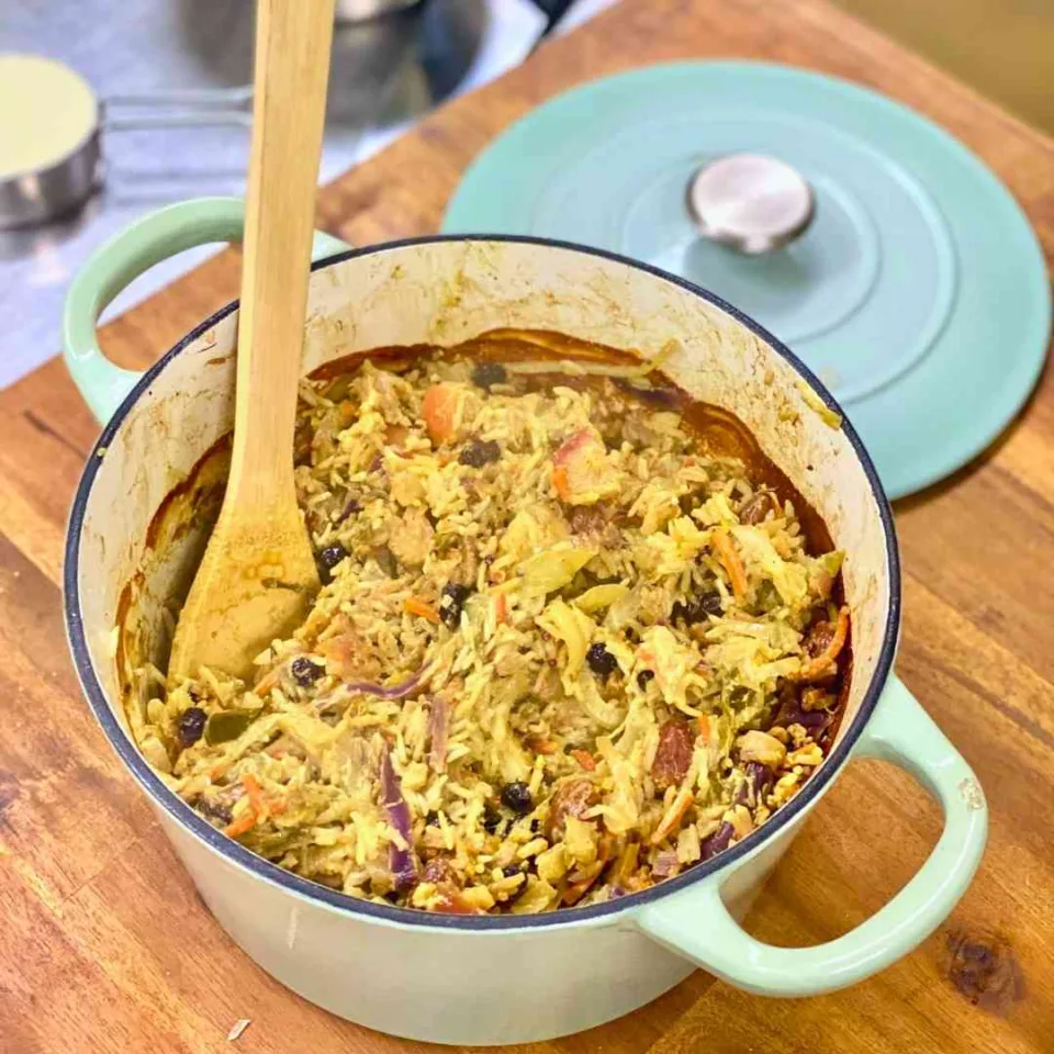 Colesaw Cabbage Biryani Recipe