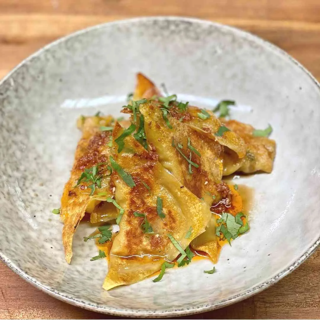 Fried Ham Dumplings