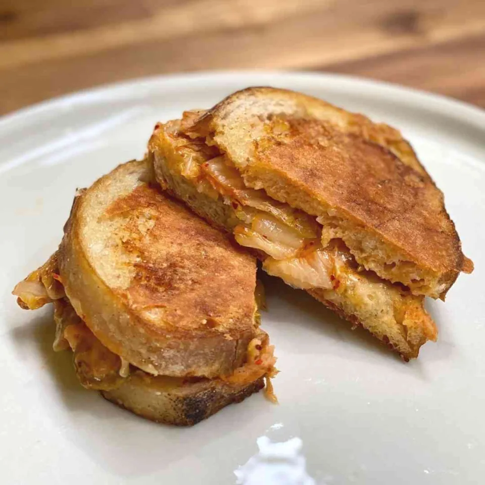 Kimchi Grilled Cheese Sandwich Recipe