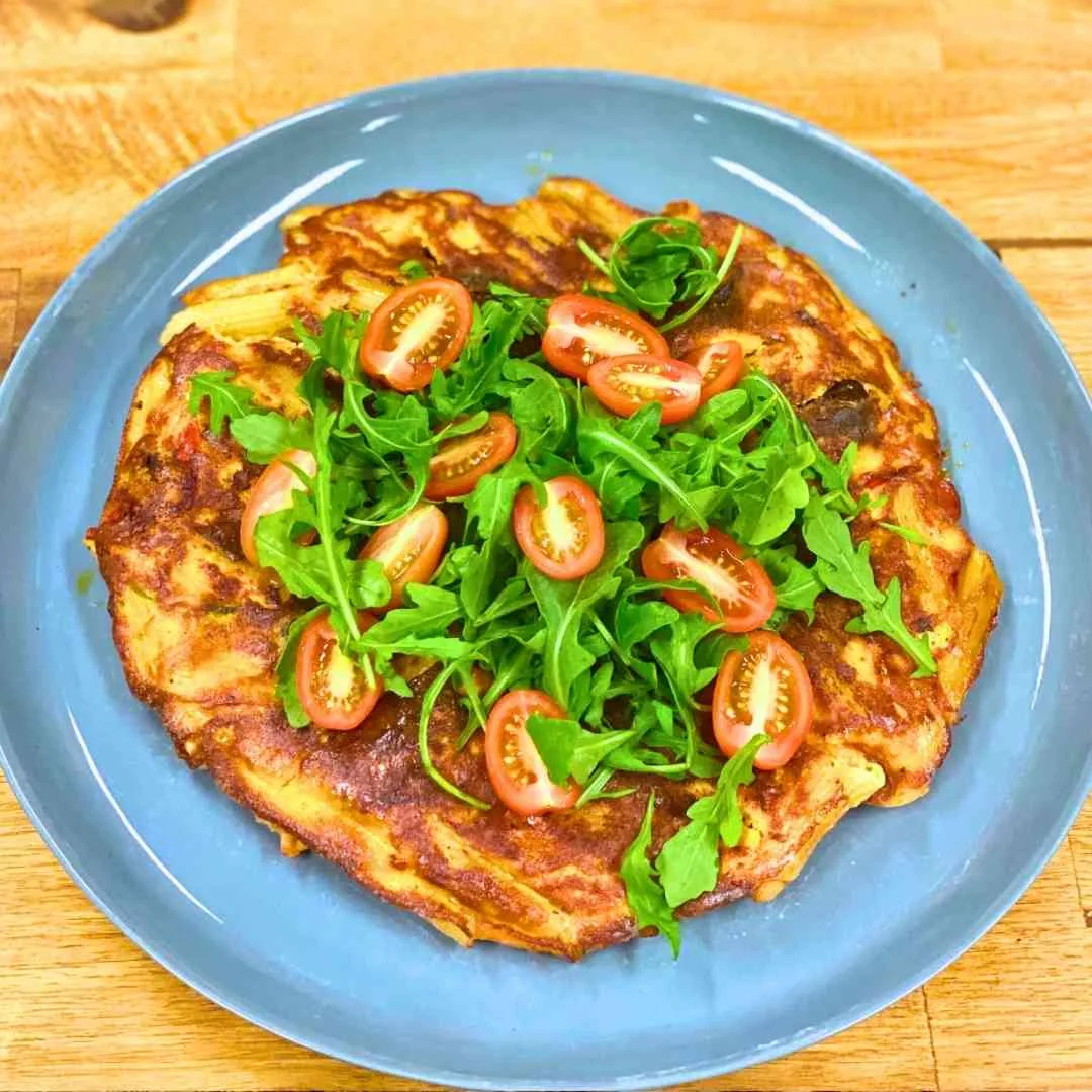 Leftover Pasta Frittata