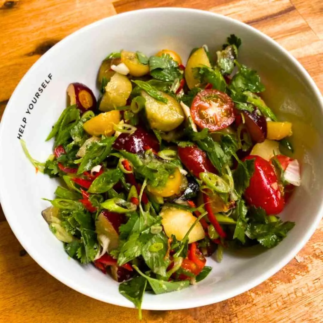 Stone Fruit and Tomato Salad