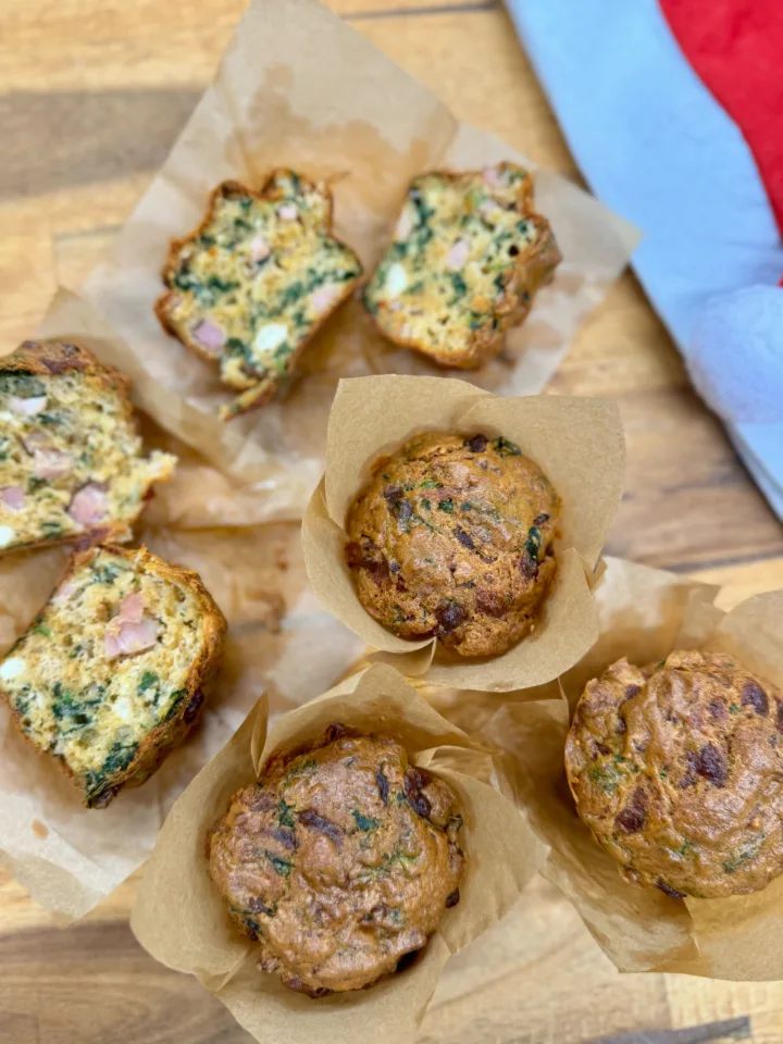 Festive savoury muffins