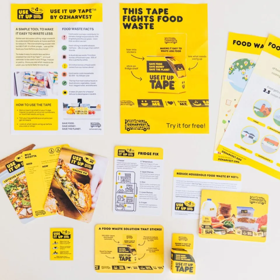 OzHarvest food waste reduction toolkit materials for local councils.